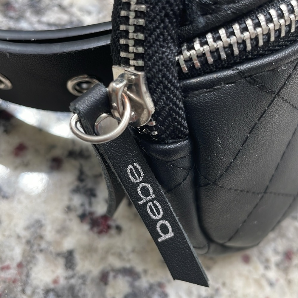 BEBE Black Bum Bag/fanny pack - Picture 5 of 6